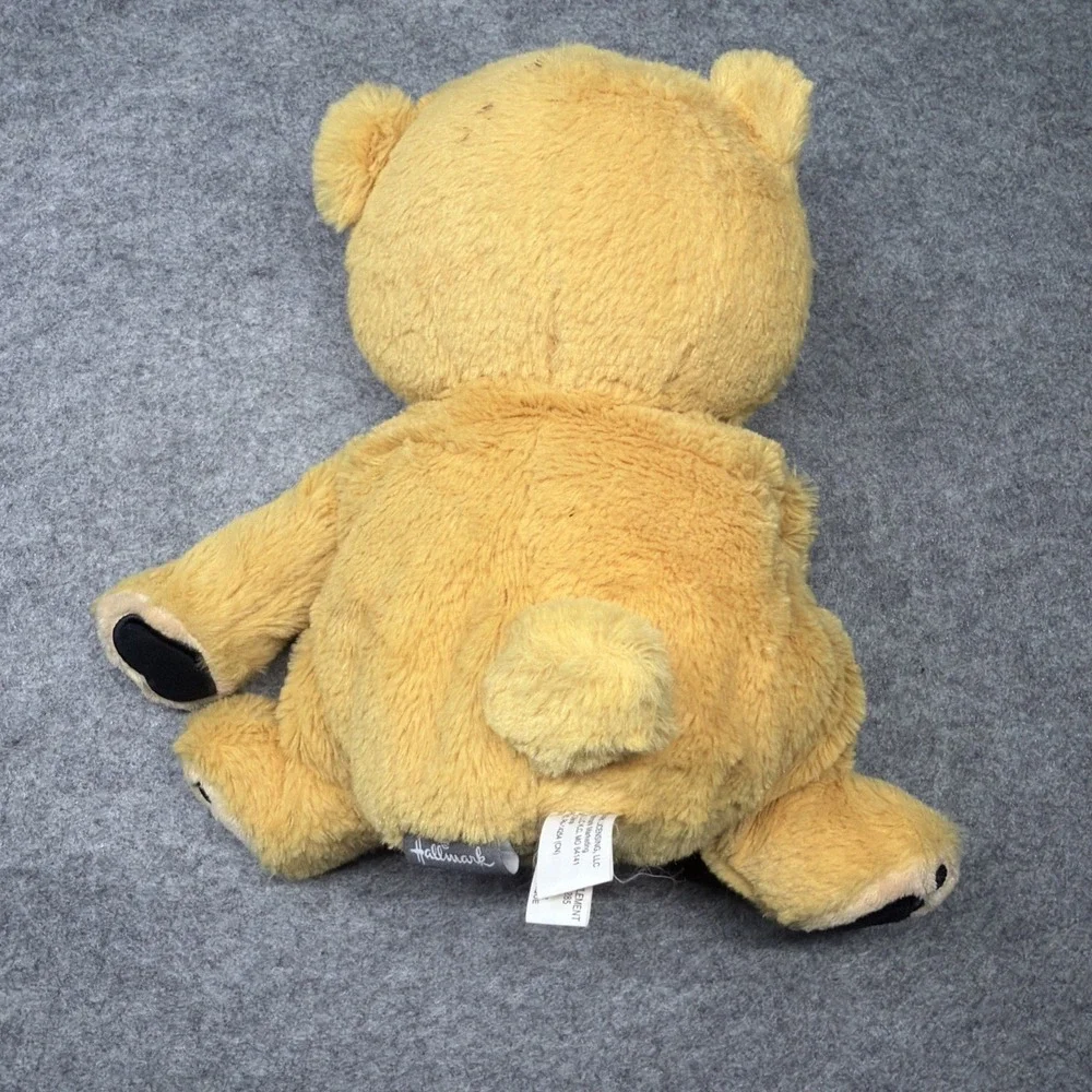 Hallmark Valentine Bear Plush 'Love Ya Furever' Tan 